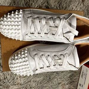 hristian Louboutin Louis Junior Spikes Orlato Men's Sneakers US 11